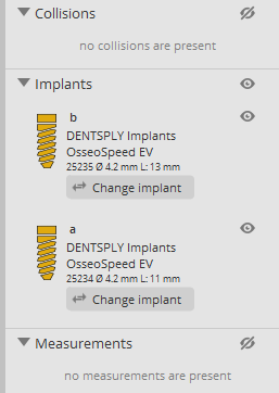 Change implant 1